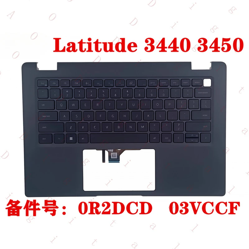 YU--   for Dell Latitude 3440 3450 E3440 CShell The keyboard case without palm rest  Backlit keyboard  R2DCD 0R2DCD 03VCCF 3VCCF