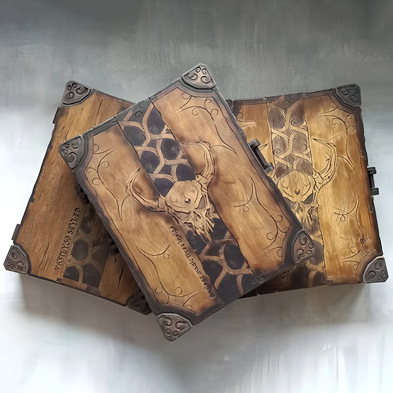 

Dark Series Style Wooden Box Wooden Handicraft Storage Box Desktop Storage Box