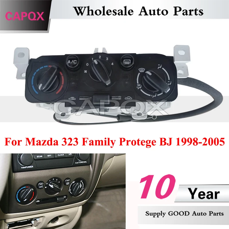 

CAPQX Air Conditioner Switch Panel For Mazda 323 Family Protege BJ 1998-2005 A/C Control Switch Air Condition Knob Button