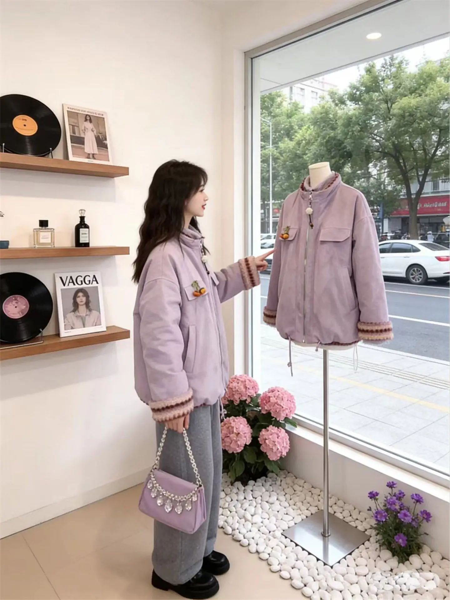 

Ретро-куртка унисекс из хлопка, двусторонняя, свободного кроя, женская, модная, весенняя новинка, повседневная, с защитой от УФ-излучения, цветная