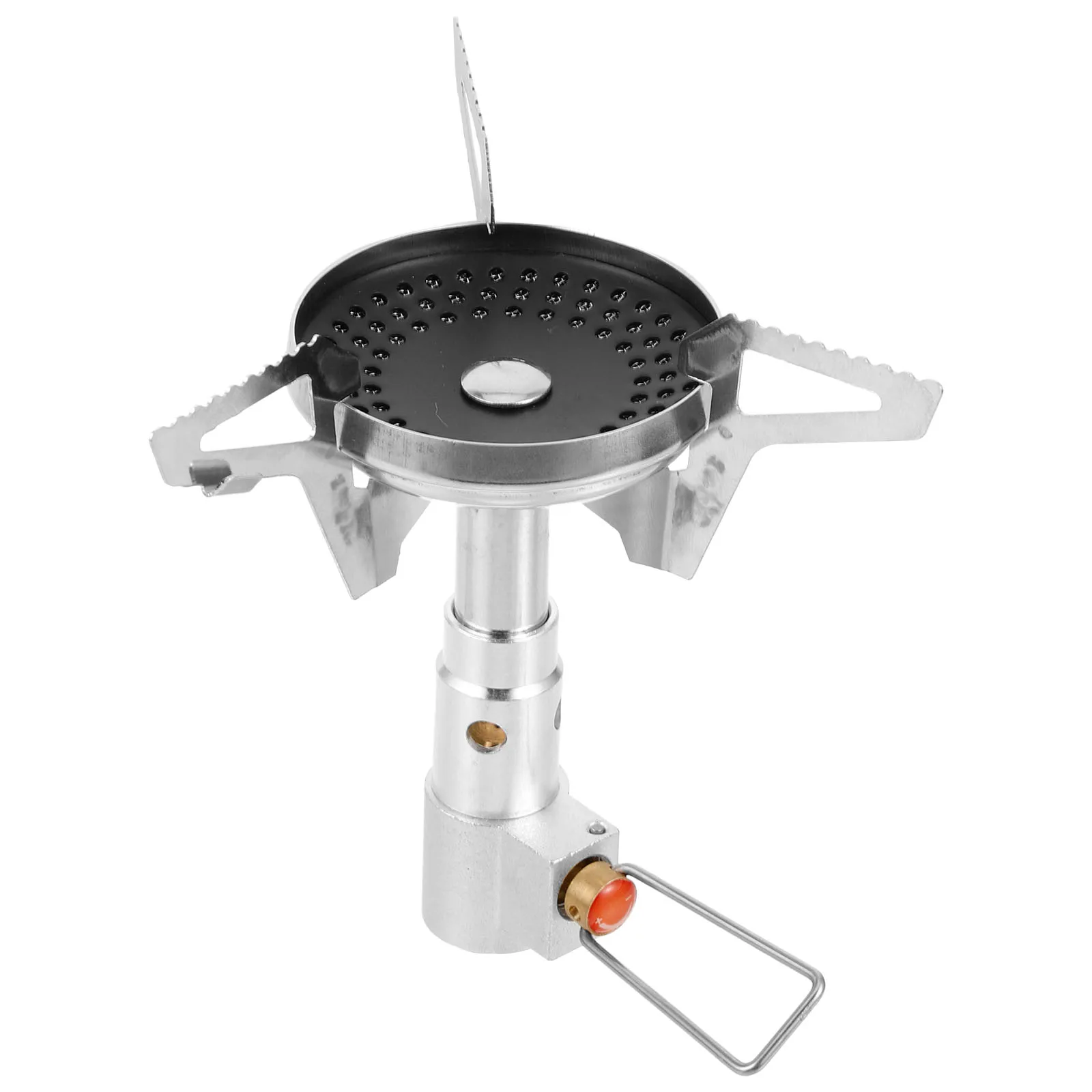 

Portable Gas Burner Camping Stove Outdoor Furnace Metal Burning Canisters Aluminum Cooking Detachable Lightweight Stainless