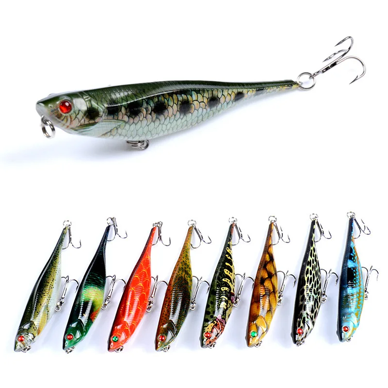 Jerkbait C señuelo duro superficie lubina – Lanzamiento spinning - imagen 4