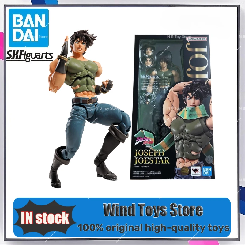 

Доставка в течение 24 часов: Фигурка Bandai S.H.Figuarts JoJo's Bizarre Adventure Джотаро Джонатан Джозеф, подвижная, из ПВХ и АБС-пластика