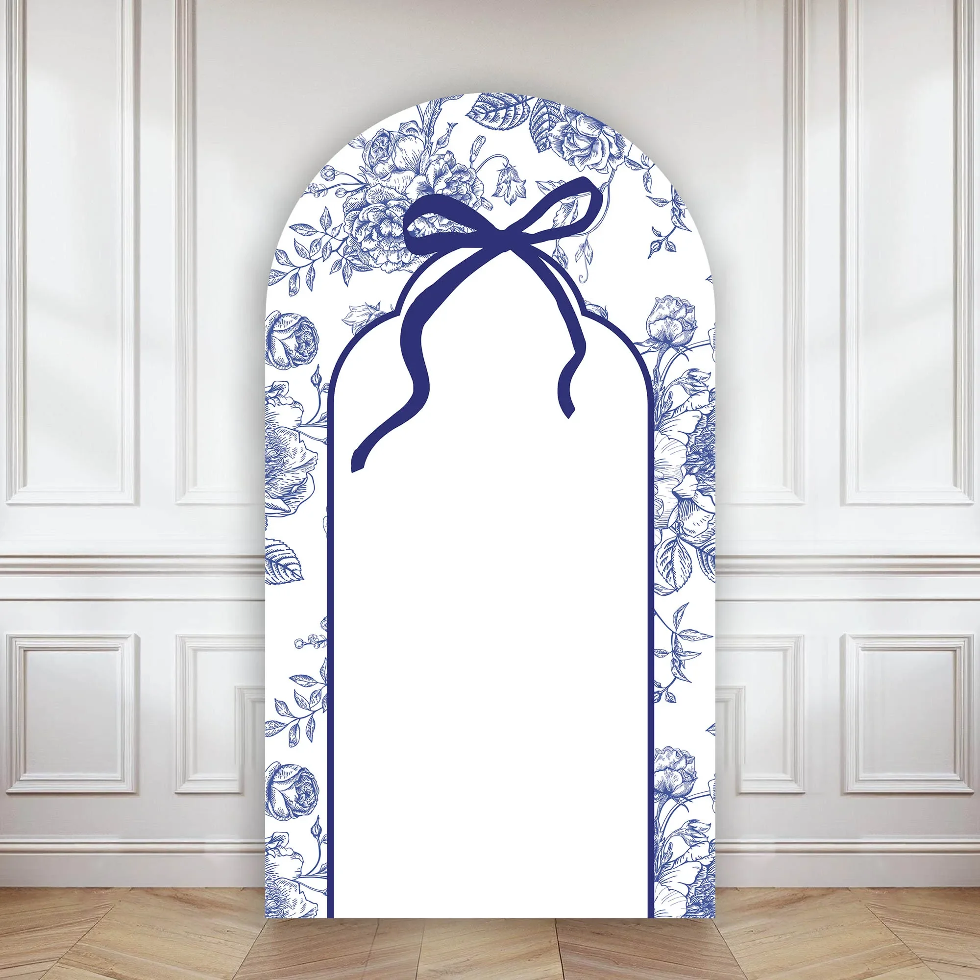 

Mehofond на заказ, 2-сторонние синие цветочные туалевые банты, детские чехлы для дня рождения, детского душа, арка Chiara, настенный фон, декор, фон