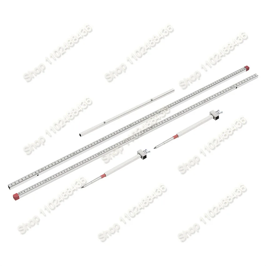 For Car Sheet Metal Repair Tools Accident Body Beam Repair Correction Inspection Stainless Steel 2D Measuring Ruler