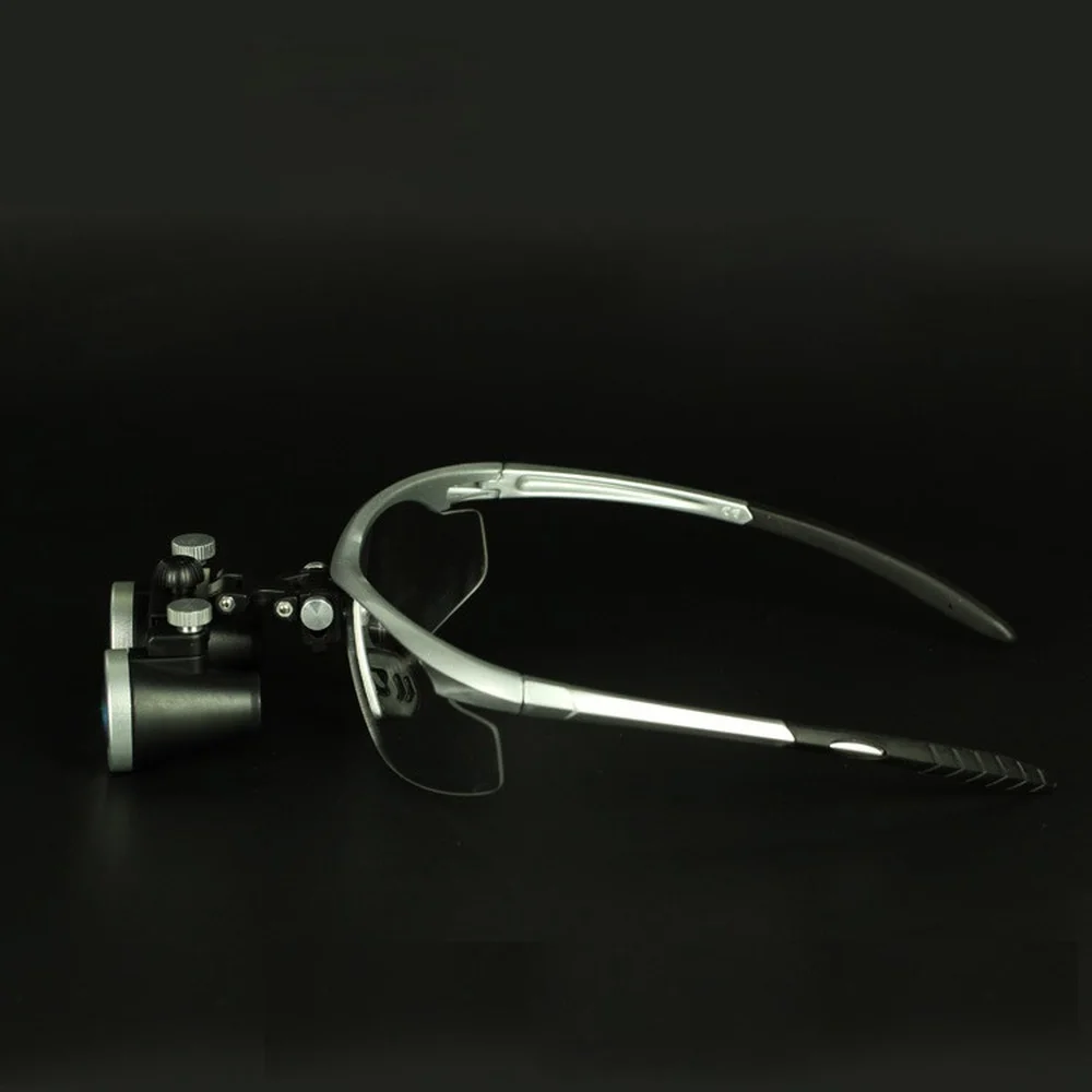 Dental Equipment 3.5X Surgical Medical Silver Dental Loupes Anti-fog Lens Dental Glasses