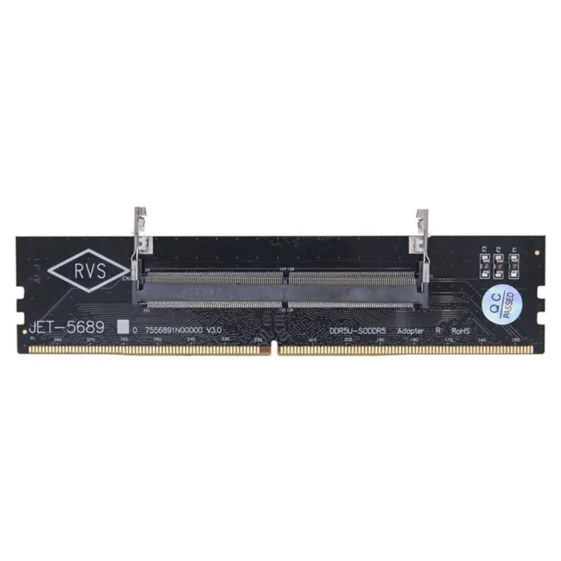 

ABIJ-Laptop DDR5 SO-DIMM To Desktop DIMM Memory Adapter Converter RAM Connector Adaptor DDR5 Laptop To Desktop Memory Expansion