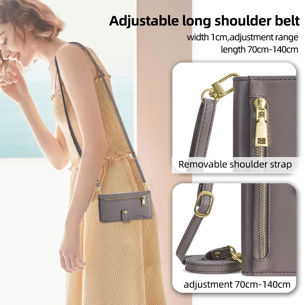 

Wallet Case For Motorola Edge 2022 2023 2024 2025 Magnetic Flip Phone Cover Edge 70 60 50 40 30 20 X30 Neo Lanyard Leaher Coque