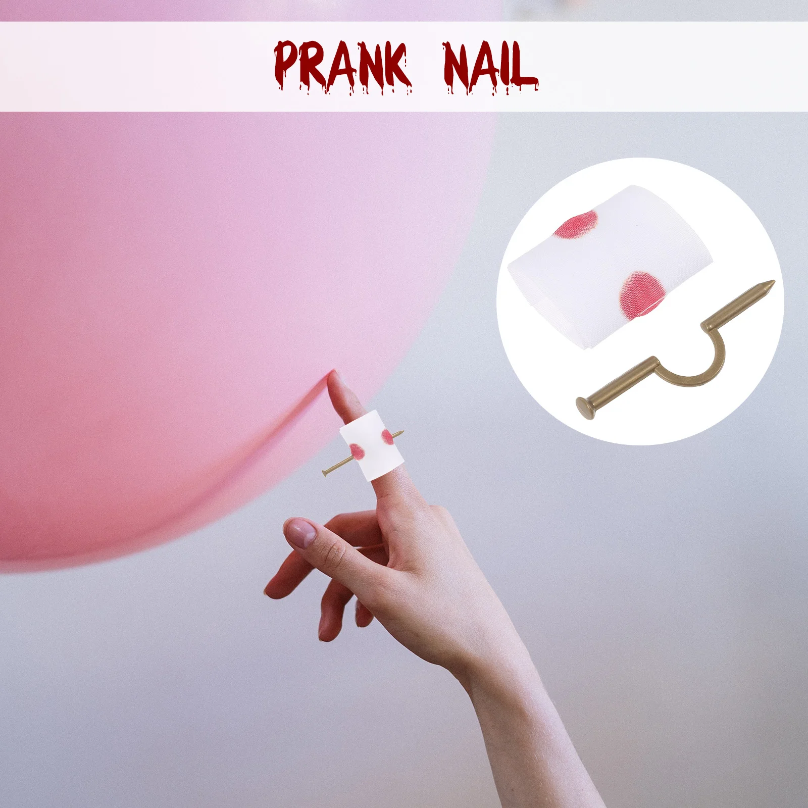 Prank Stuff Fake Nails Trick in Fingure Toddler Prankster for Adults Halloween Costumes