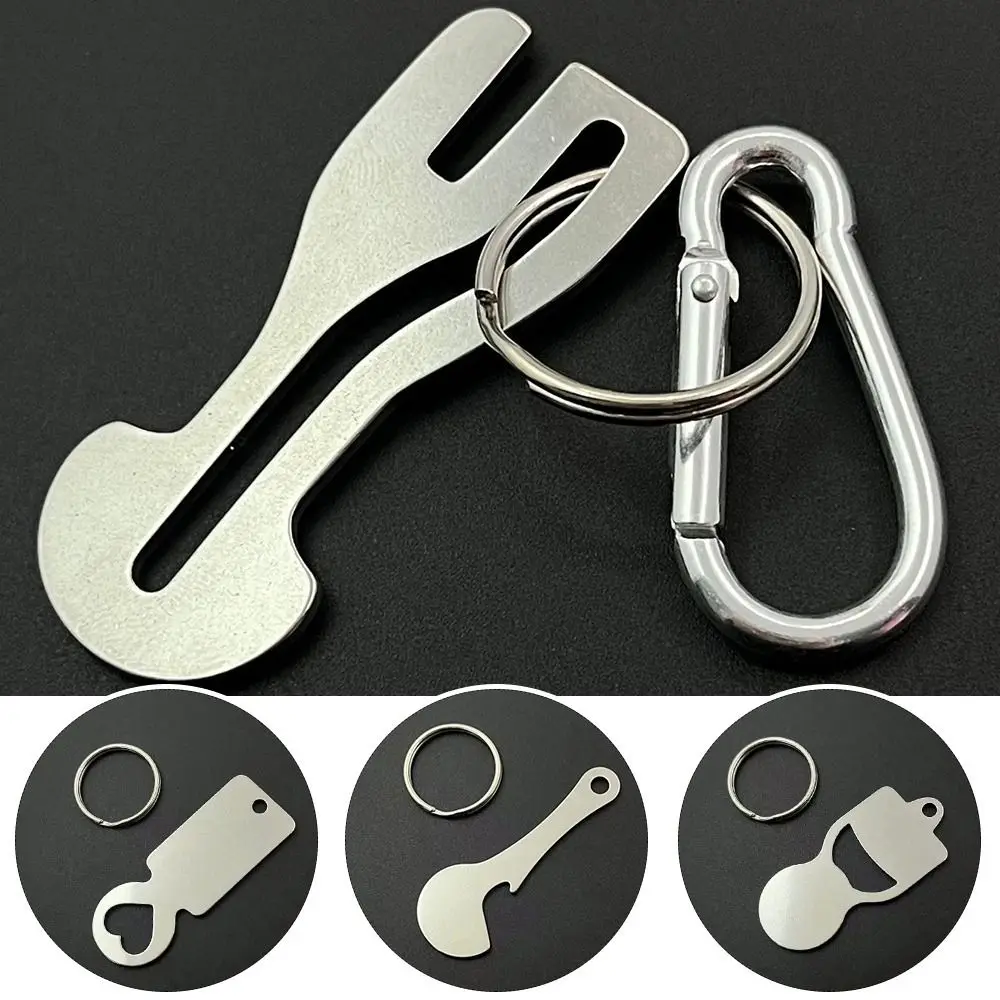 Portable Removable Shopping Trolley Tokens Stainless Steel Anti Loss Release Key Keychains Shopping Carts Key