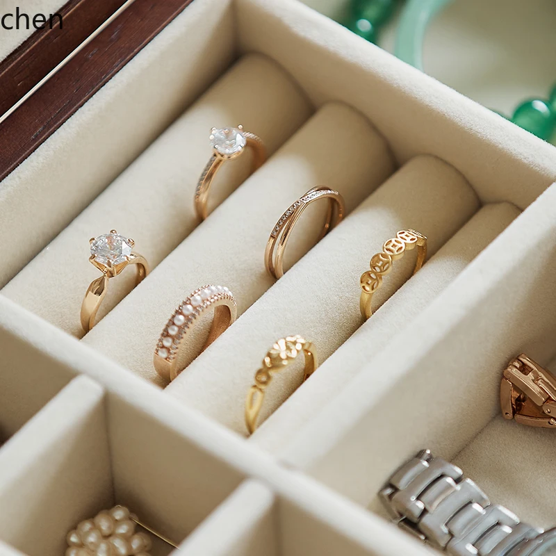 DSA stud earrings necklace jewelry storage box jewelry box large capacity organizing box wedding birthday gift