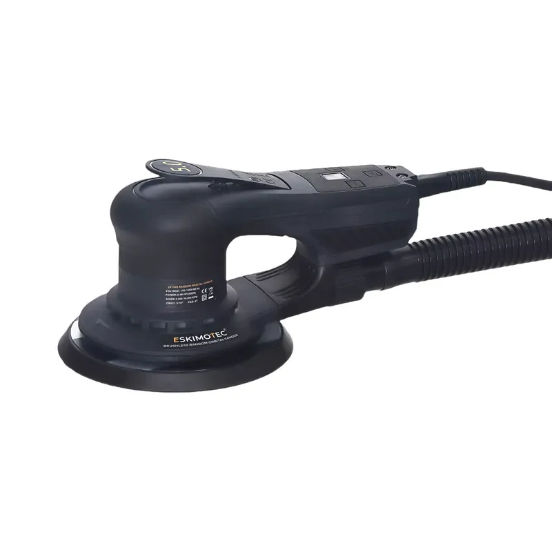 New 360W 5.0mm Random Electric Dust-Free Brushless 220V/110V Orbital Sander for DIY Projects