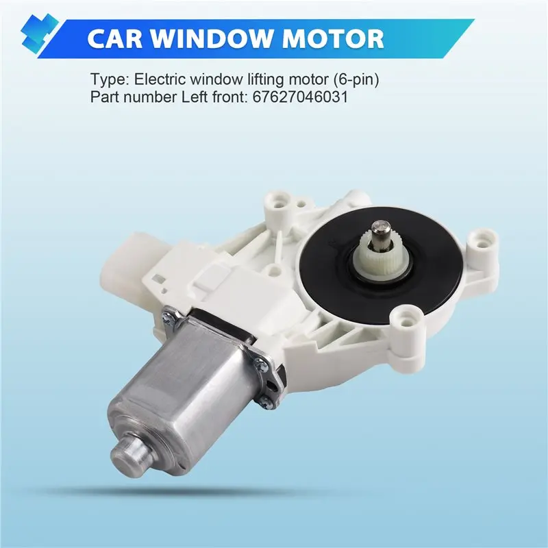 Front Left Power Window Lift Motor 6 Pin For BMW 1 2 3 4 7 Series M2 M4 F20 F21 F32 F34 F82 Anti Pinch 67627046031 FL