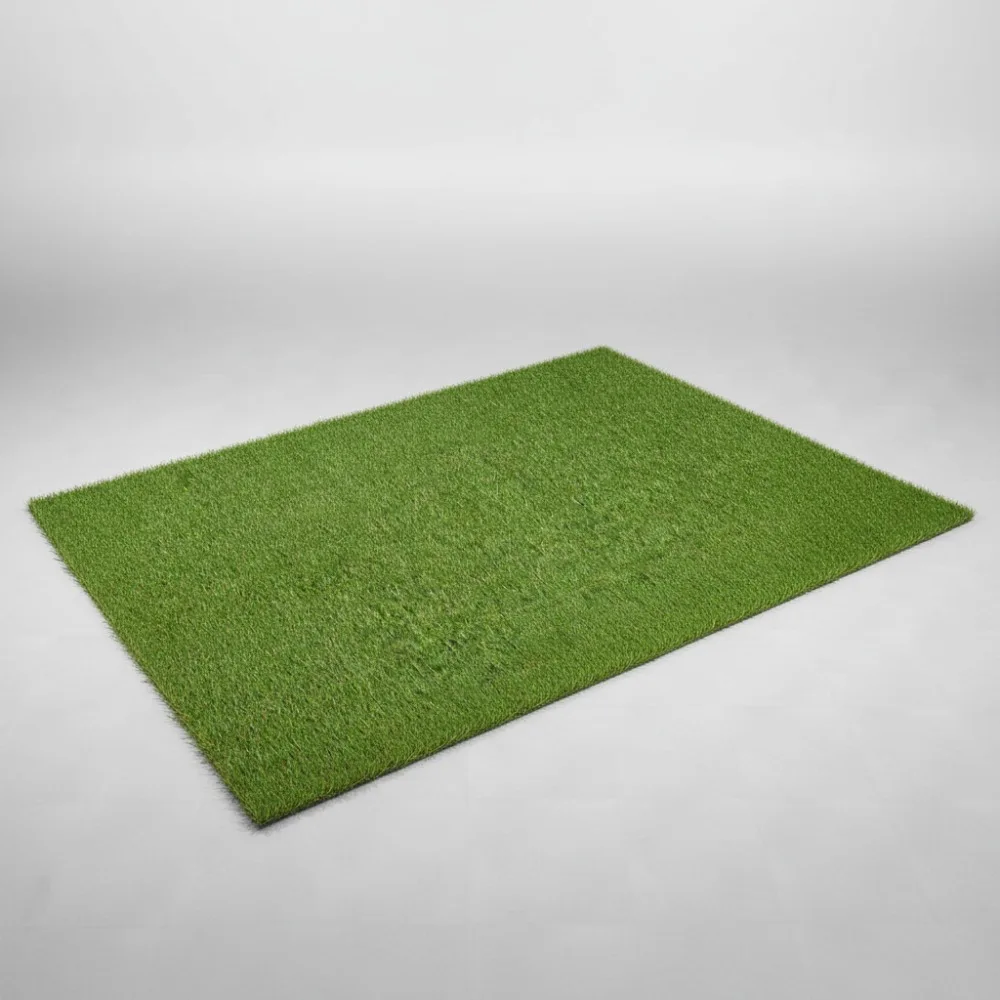 

Premium Artificial Grass Rug Indoor Outdoor, Faux Turf for Backyard Patio Playground Pet Training, 6'5"x10' Green