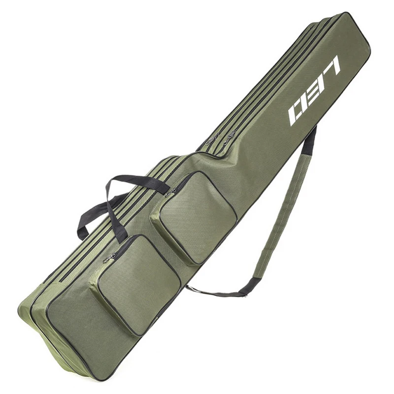 

LEO Two Layer Fishing Bag 130cm Rod Reel Bag Fishing Pole Gear Tackle Tools Carry Case Portable Durable Fishing Rod Tackle Bag