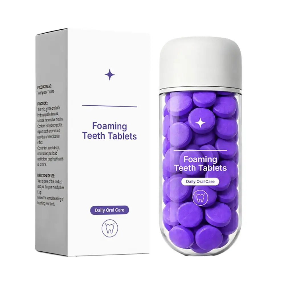 Mint Flavors Toothpaste Tablets Gum Care Gel Set Improve Bad Breath Remove Smoke Stains Fresh Oral Hygiene Gentle Teeth Serum