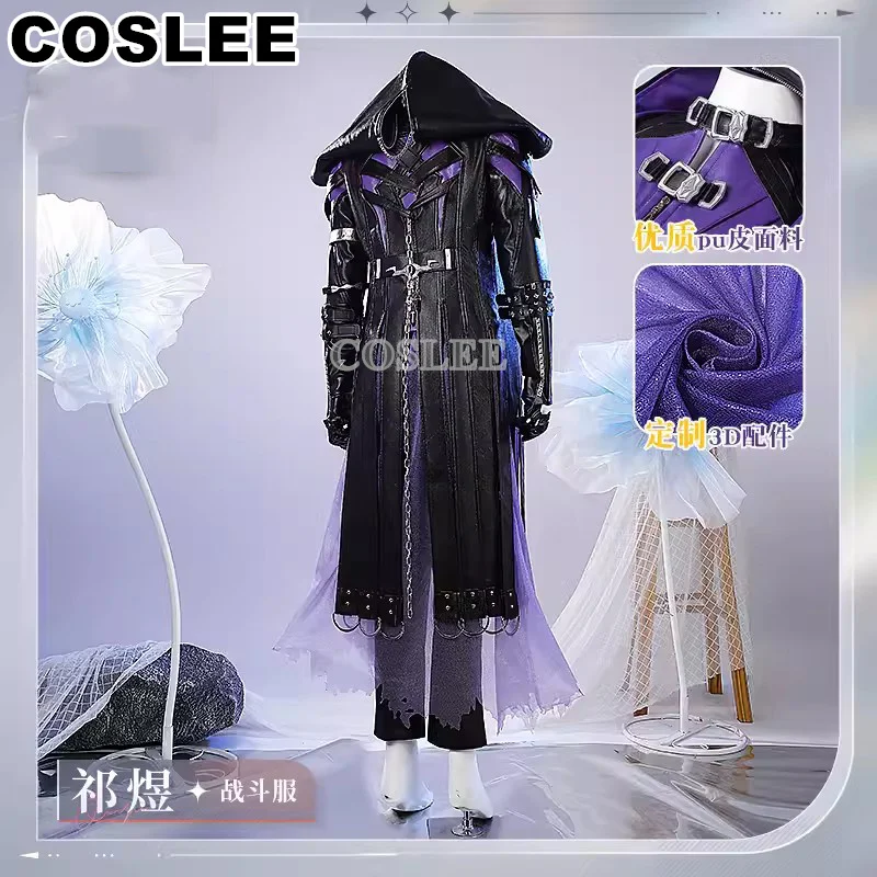 COSLEE-traje de Cosplay de "Love and Deepspace" para hombre, uniforme de combate, ropa de actuación, fiesta de Halloween, atuendo diario, juego Sui