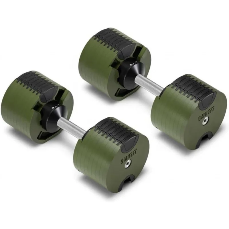 AQSMRTFT Dumbbells | The Original All-in-One NUOBELL Adjustable Dumbbell Set | Feel Real Like Traditional Dum