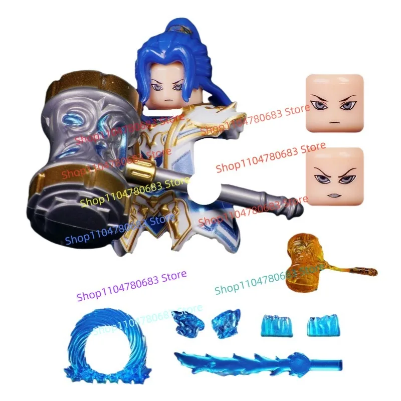 

MOC Building Blocks Douluo Continent Tang San Mini Figure Assembly Model Display Anime TV Decor Toy Holiday Gift Collectible