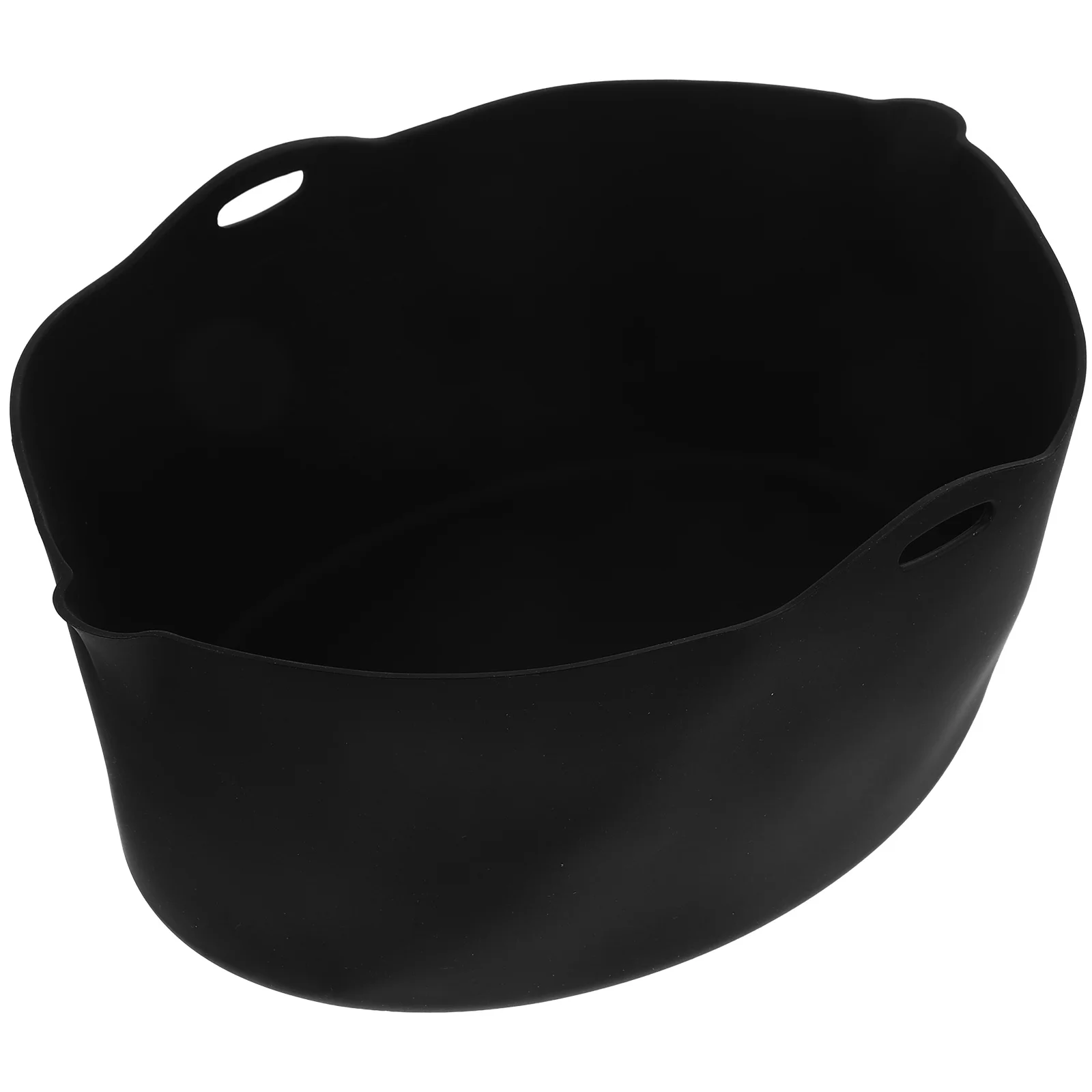 Silicone Slow Cooker Liner Food Grade 7QT Black Reusable Kitchen Insert Divider Easy Clean High Temp Resistant MultiUse Cooker