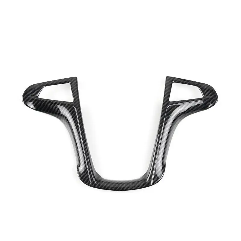 ABS Carbon Texture Car Interior Steering Wheel Panel Trim For Buick Lacrosse 2009-2013 Regal For Chevrolet Equinox 2010-2016