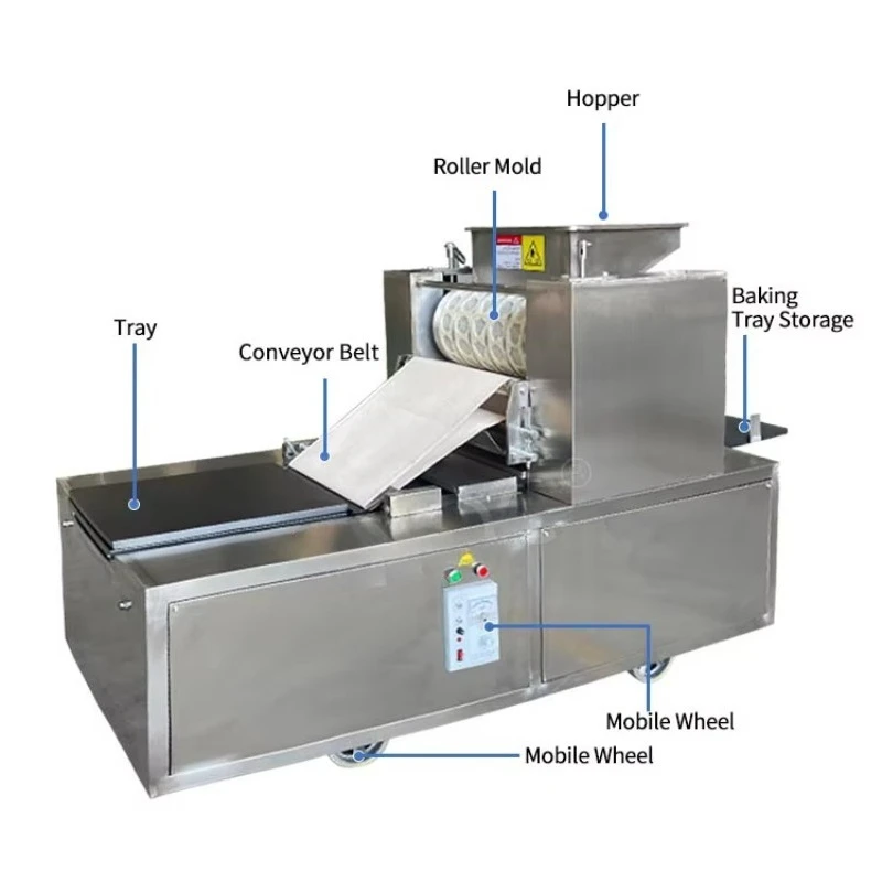 Mini Rotary Wood Oat Cookie Form Small Marie Sweet Cake Walnut Biscuit Mould Peach Pastry Machine for Household