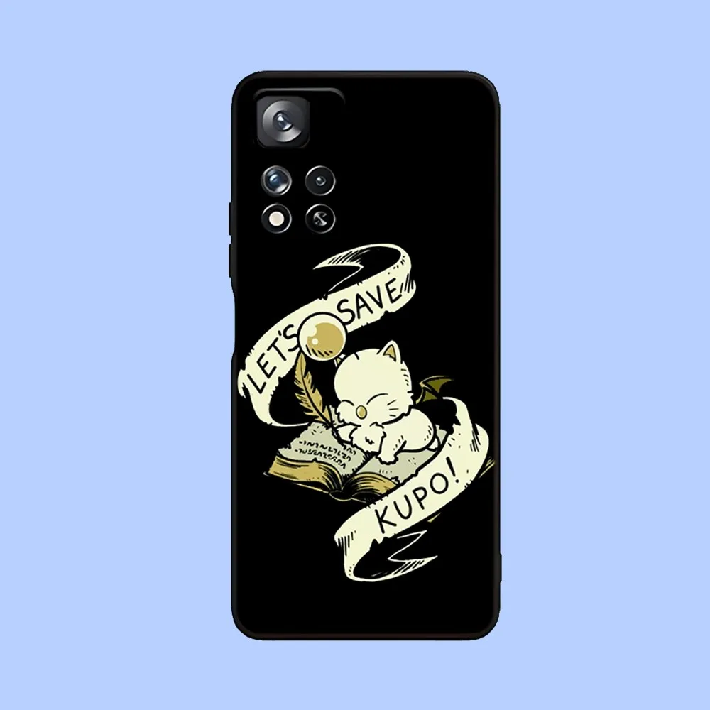 Moogle Final Fantasy  Phone Case For Samsung Galaxy A13,A21s,A22,A31,A32,A52,A53,A71,A80,A91 Soft Black Cover