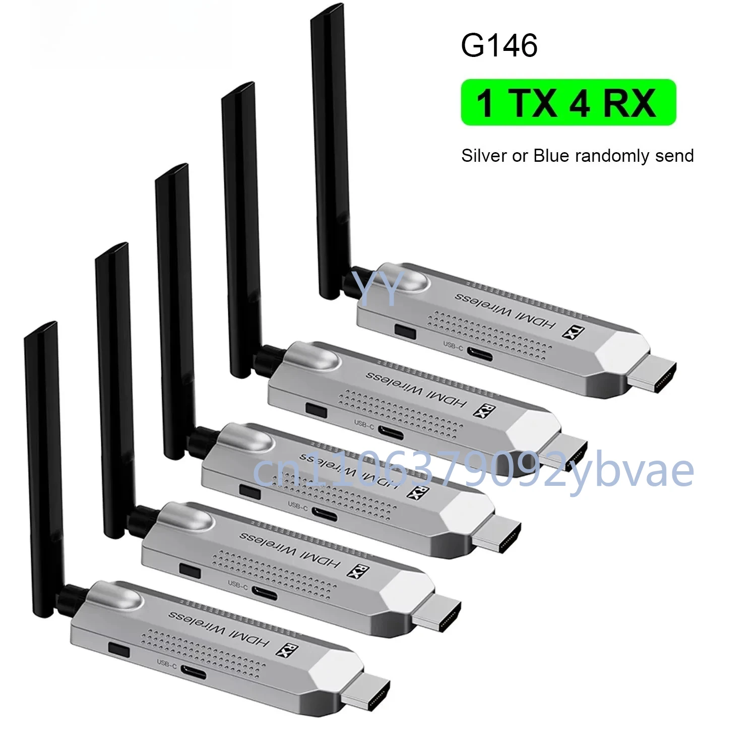 

50m Wireless Transmission Video Transmitter and Receiver HDMI Extender Display Adapter Cable Screen Mirror for Camera PC To TV