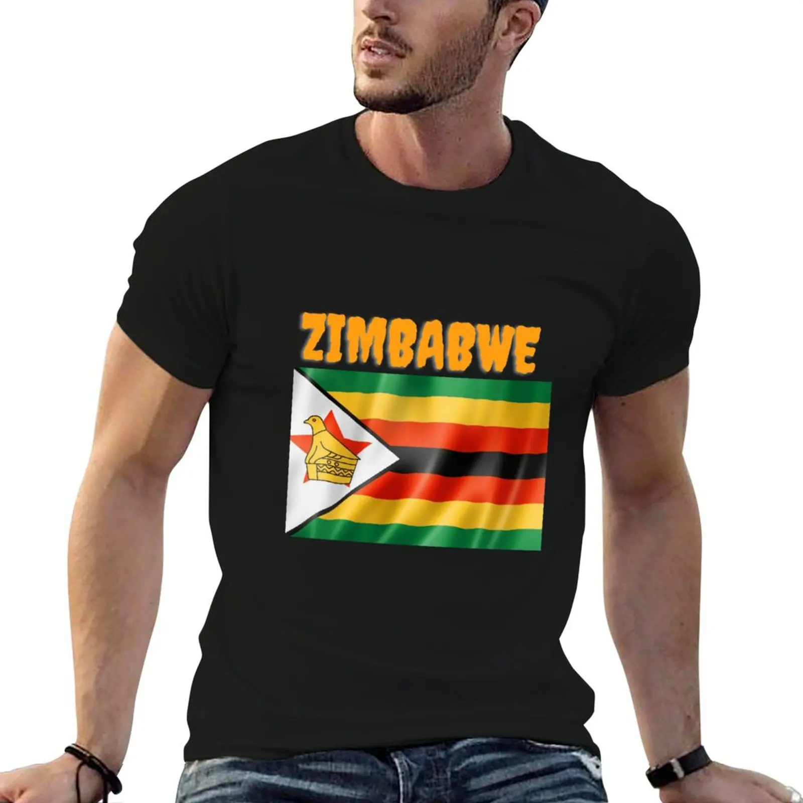 

Футболка Zimbabwe Cricket, мужские футболки для мужчин, повседневная мужская футболка с рисунком, футболка