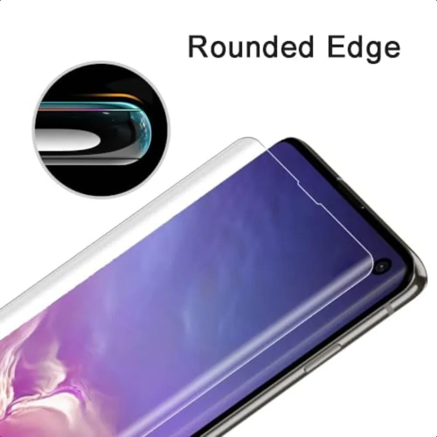 Затемненное стекло Fim, предназначенное для Samsung Galaxy S10 Plus, 6,4-дюймовая защитная пленка для экрана 9H, против царапин, HD, без пузырей, 2 шт.