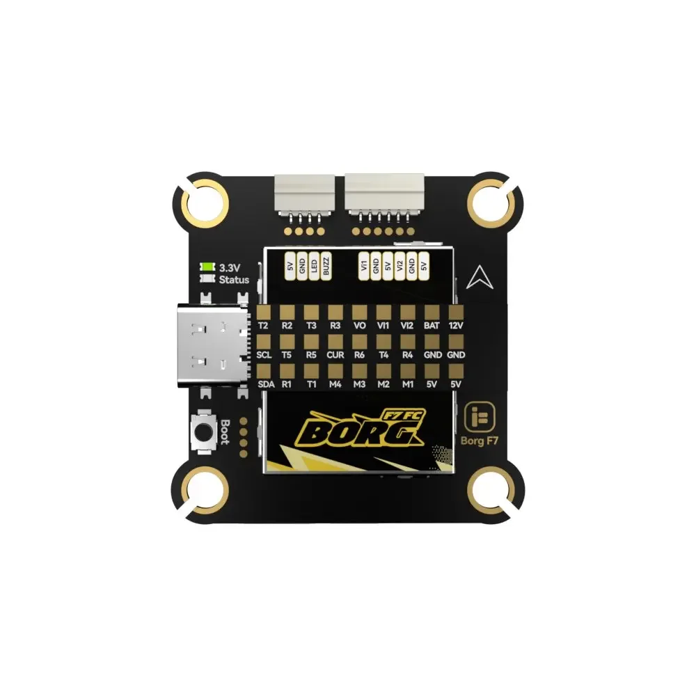 iFlight Borg F7 Flight Controller 30.5x30.5mm STM32F722RET6 ICM42688 Gyroscope 4-6S LiHV Input for FPV Racing Drone