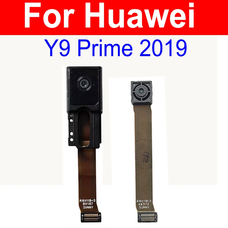 Front Camera Module For Huawei Y9 Prime 2019 STK-L21 STK-L22 STK-LX3 Facing Front Selfie Camera with Frame Cover Assembly Camera