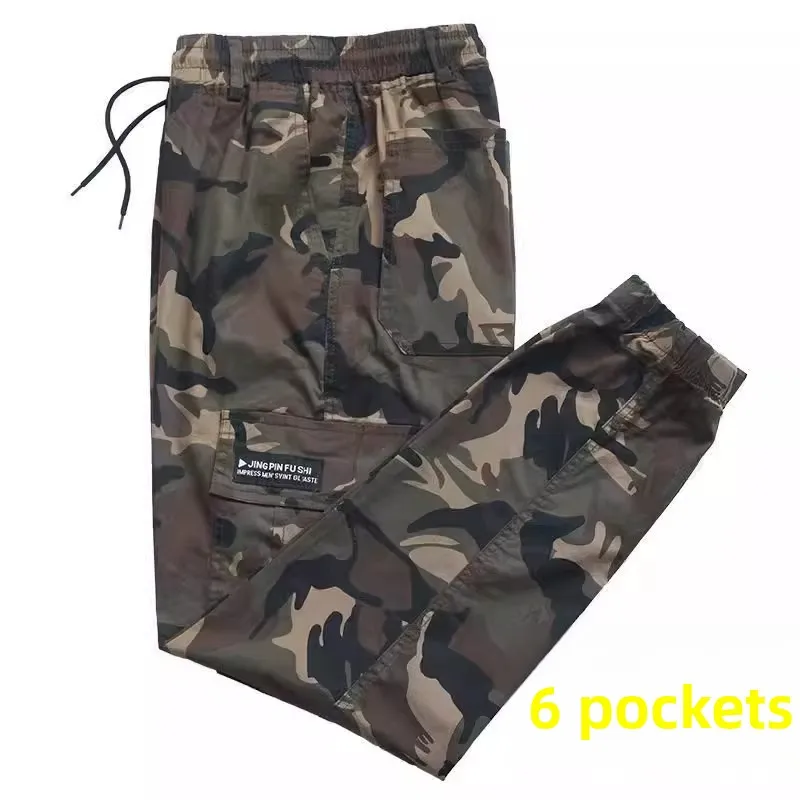 

Мужские повседневные камуфляжные рабочие брюки, весенне-осенние, износостойкие, грязеотталкивающие, свободного кроя, из чистого хлопка, для строителей