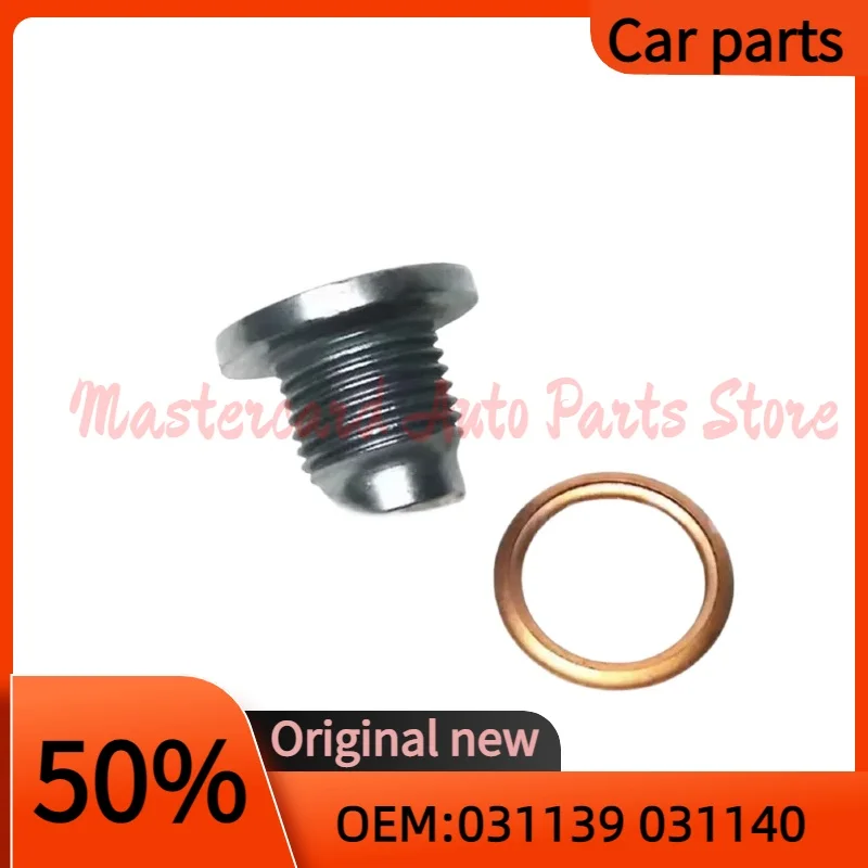 031139 031140 Parafuso do bujão de drenagem do motor para Peugeot 2008 206 207 301 307 308 408 para Citroen Picasso Xsara C4 C5