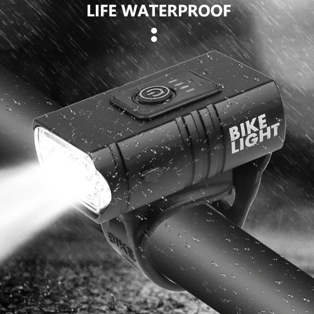 

Practical Bicycle Light 10W 800LM Mountain Road Bike USB Rechargeable Aluminum Alloy Front Lamp Cycling Equipment