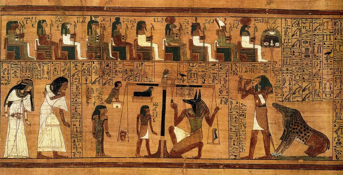 Ägypten Ägyptische Vintage alte Kleopatra, Kunstbilddruck Seidenposter, Heimwanddekoration