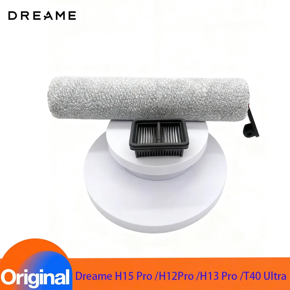 الأصلي Dreame H15 Pro /H12Pro /H13 Pro ملحق HEPA تصفية الأسطوانة فرشاة ل T40 الترا الجافة الرطب مكنسة كهربائية قطع الغيار