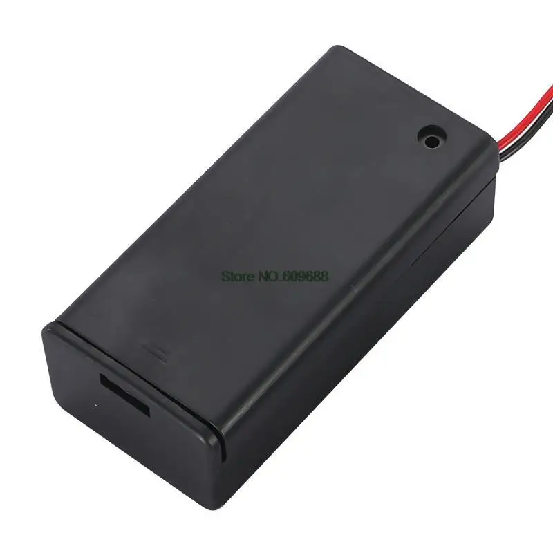 

100PCS 9V With Cover With Switch Battery Case Holder Pack With Button Cell Battery Holder With Battery Compartments