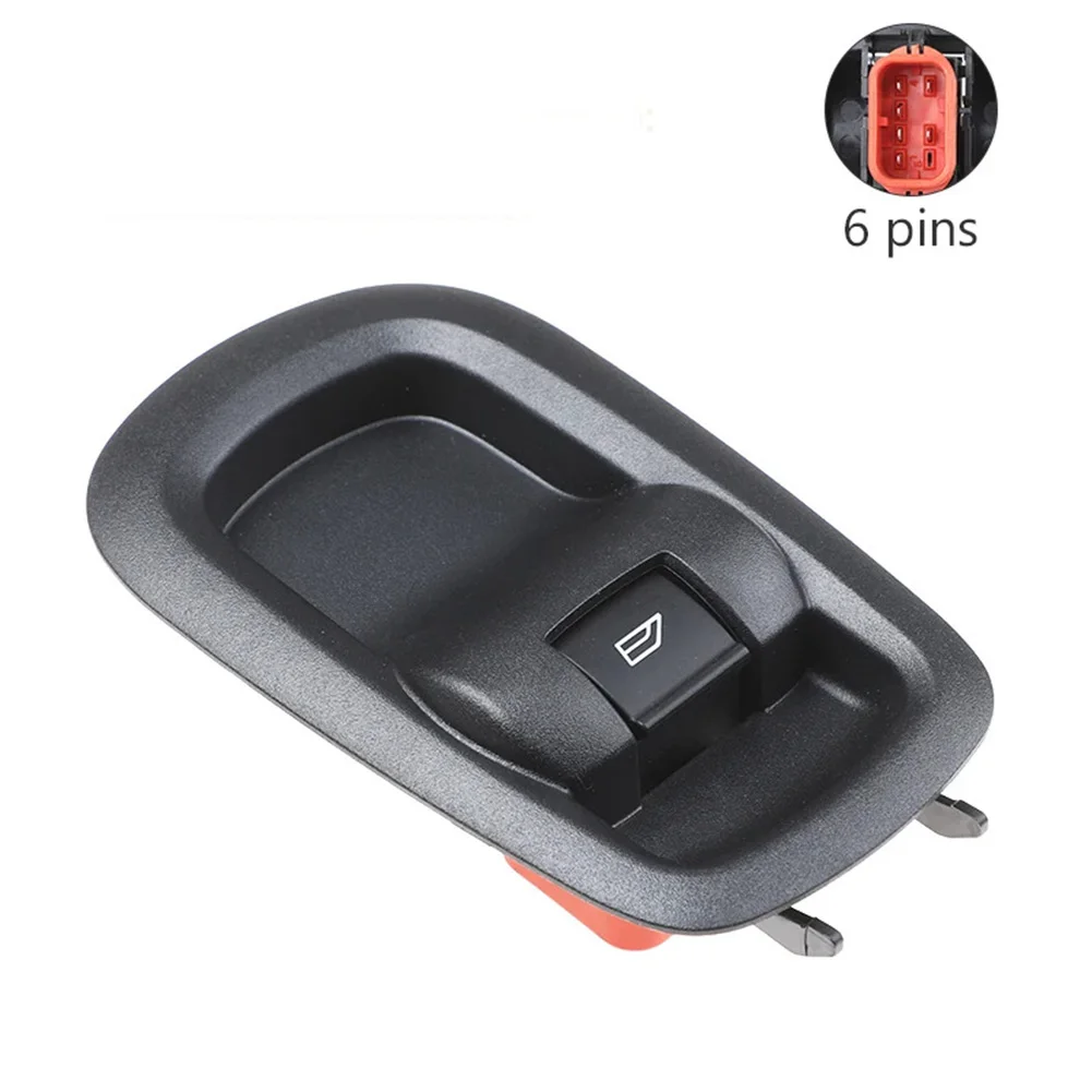

Replacement Parts Front Right Switch Front Power Window Button Replacement Switch ABS-Metal Material Easy Installation