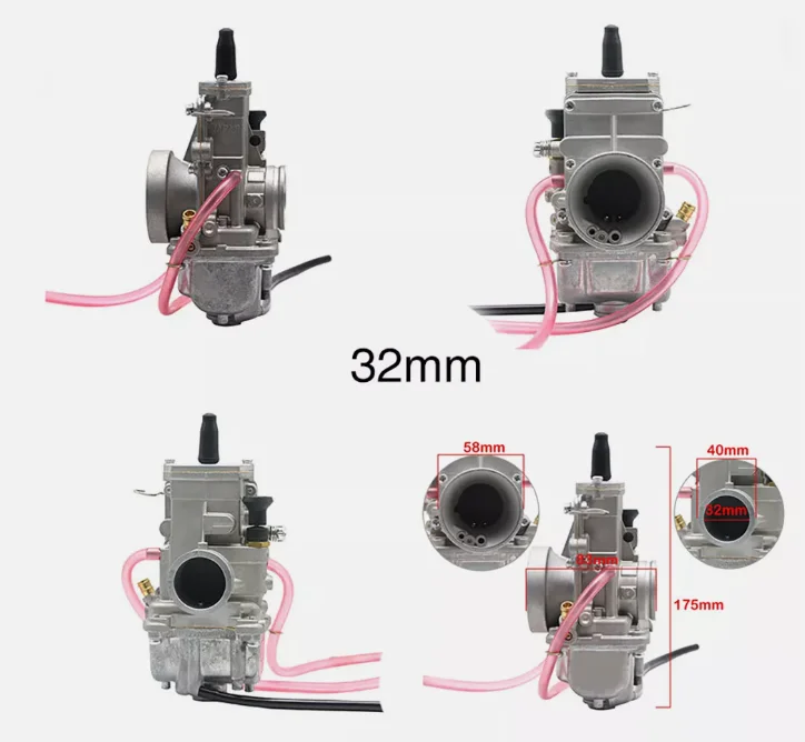 EU QUALITY Racing Motorcycle 2 Stroke Carburetor For Yamaha Dt125 Dt125r Dt125r Dt180 Dt200 Dt230 Tzr125 Tzr200 Dt200 Rxk200