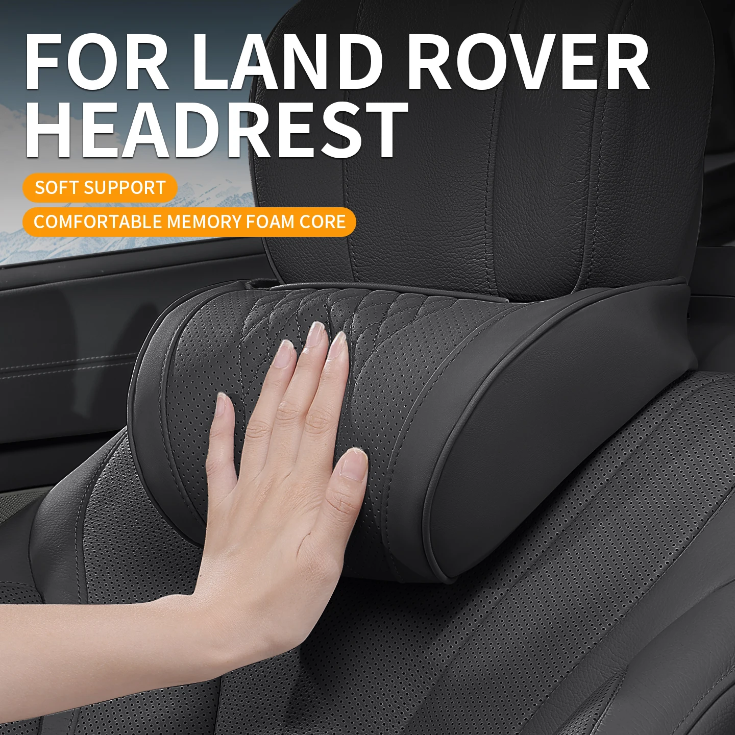 For Land Rover Defender Range Rover Sport Discovery Sport Velar Evoque seat headrest neck pillow to reduce driving fatigue