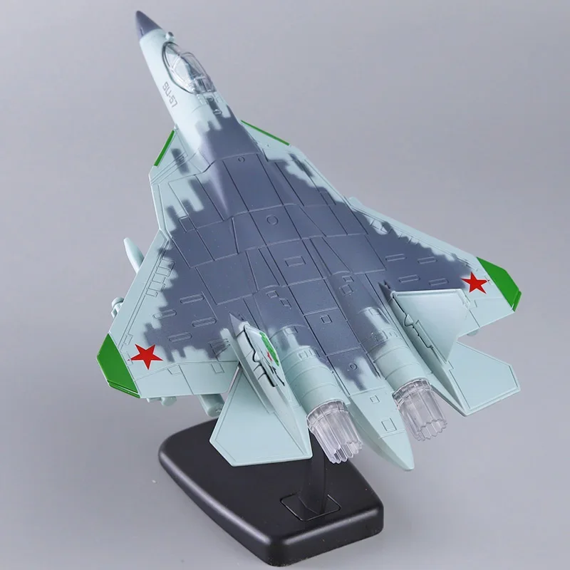 

Alloy Russian SU-57 Fighter Jet Aircraft Model Simulation Aviation Passenger Plane Recommendation Fighter Model Wall Ornament