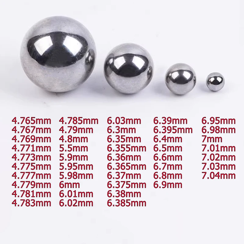

G10 Grade High Precision Steel Ball 4.765/4.767/4.769/4.771/4.773/4.777-7.04mm Solid Bearing Balls for Industrial Machinery