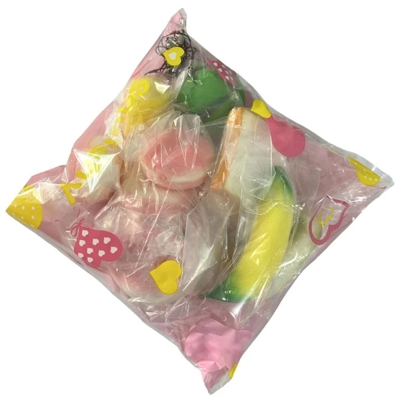 Q0KB Đồ chơi bánh mì co giãn PU mềm