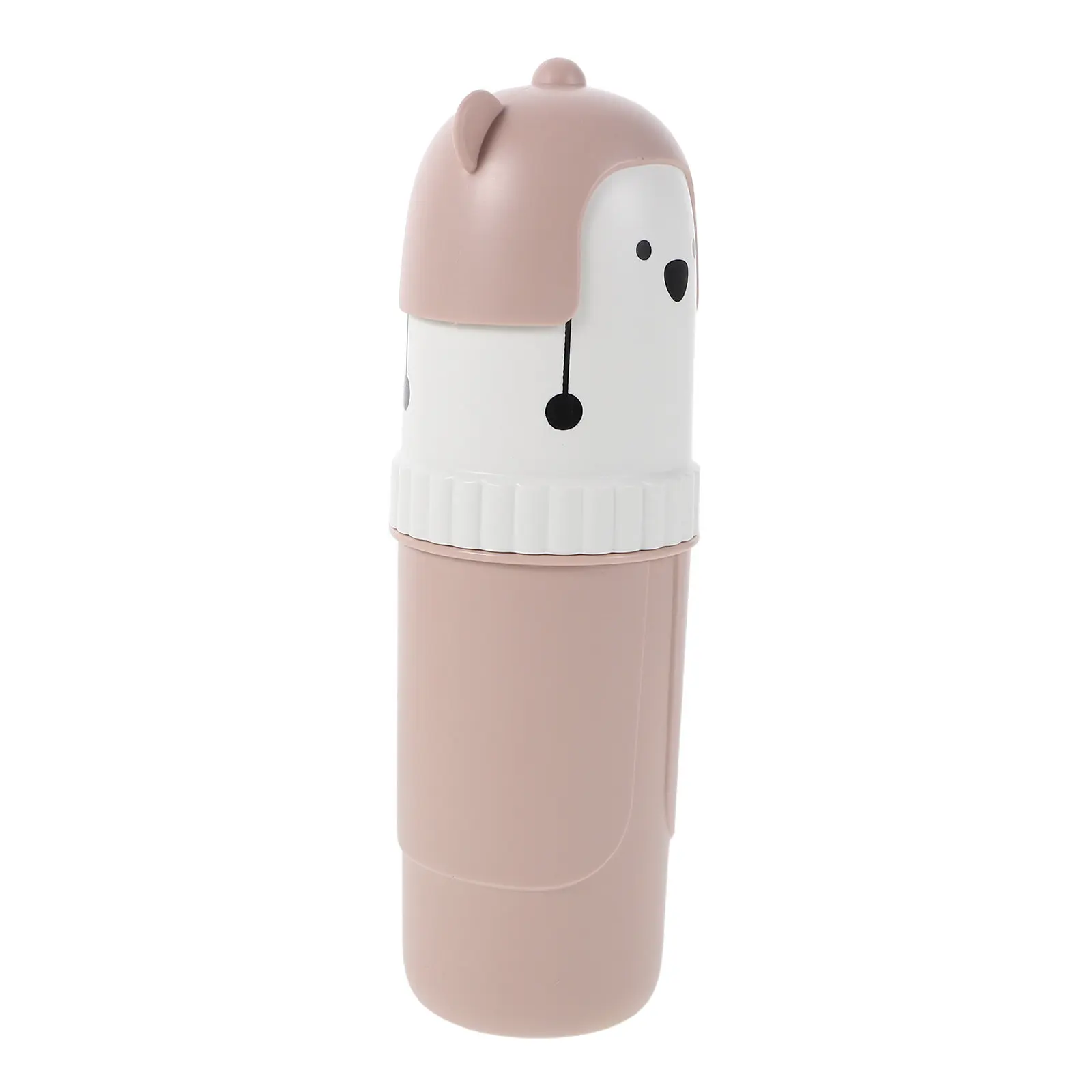Compact Portable Toothbrush Container Travel Toothbrush Holder with Cup Waterproof Easy Clean Stylish Design for Travel Camping