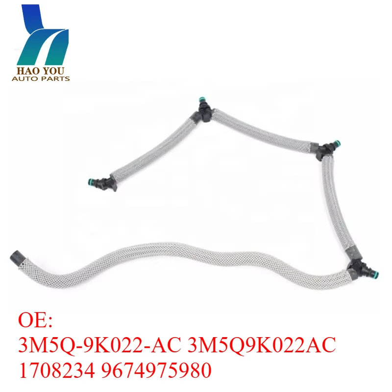 3M5Q-9K022-AC 3M5Q9K022AC Fuel Return Line for Ford C-MAX Galaxy Kuga Mondeo S-MAX 2.0L, Replaces 1708234 9674975980