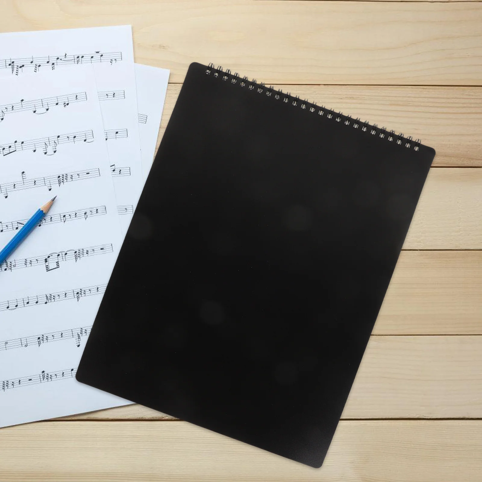 

Music Sheet Folder A4 Size Horizontal Adjustable Binder for Musicians Music Book Folder Marching Band Trumpet Clarinet Flip