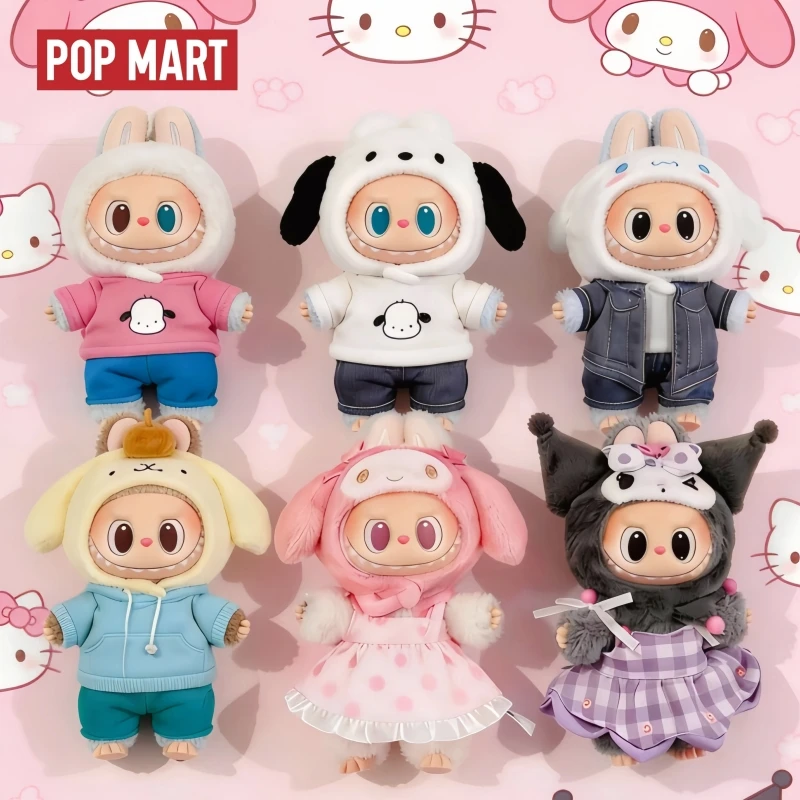 

Genuine New Products In Stock Popmart The Monsters Sanrio Family Cute Pendant Surprise Blind Box Collection Decoration Cute Gift