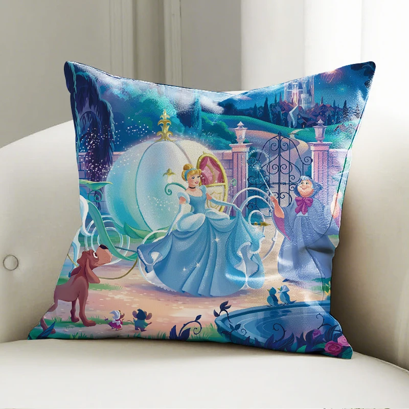 

Disney Cinderella Pumpkin Carriage Pillow Cushion Magic Theme Soft Sofa Decor Throw Pillow Home Decor Gift