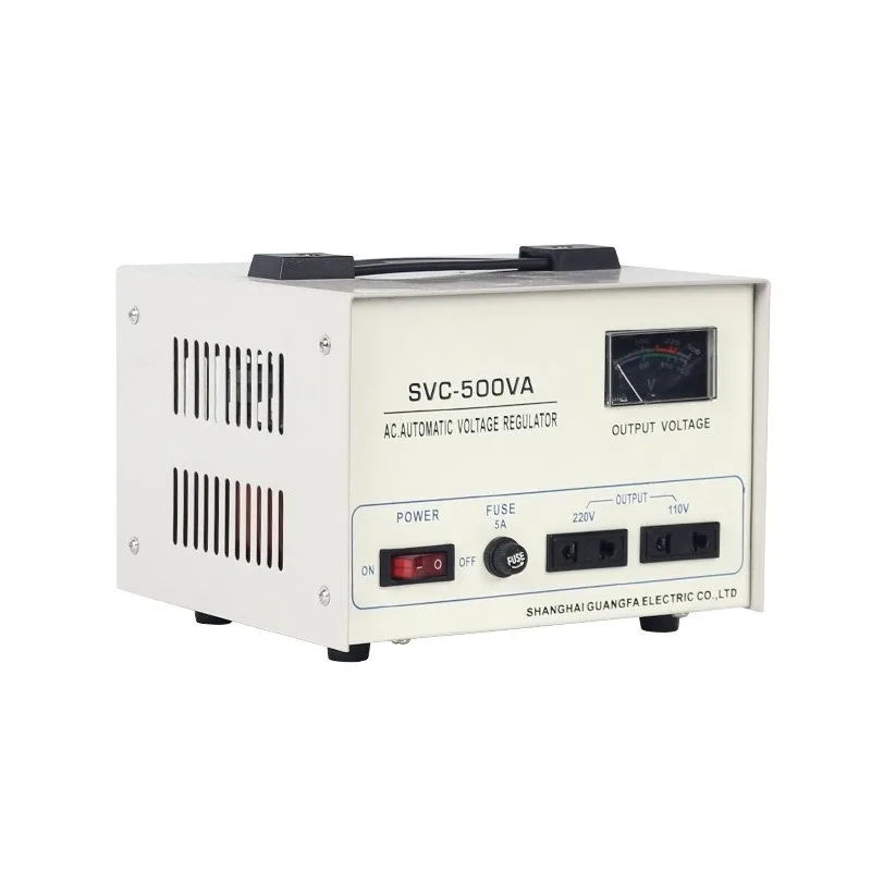 Guangfa single-phase regulator automatic 220V high-power household ** current regulated power supply SVC-1000VA